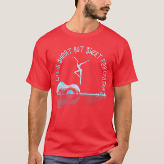 Frauen Musikliebhaber Leben ist kurz, aber süß für T-Shirt