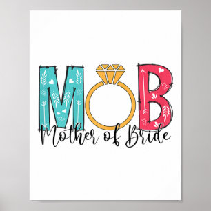 Frauen Mutter der Braut Mob Mog Junggesellinnenabs Poster