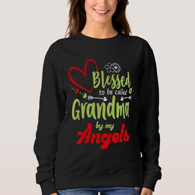 Frauen Mütter Gigi gesegnet, um von Großmutter gen Sweatshirt (Vorderseite)