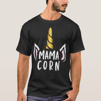 Frauen Muttertag Mamacorn Mama Einhorn Großartig T-Shirt