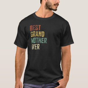 Frauen Muttertag Vintag Beste Großmutter je T-Shirt