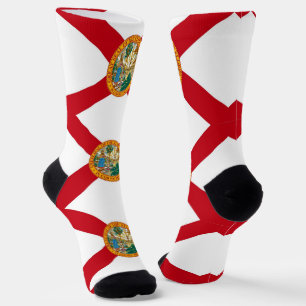 Frauen nachhaltige Socken mit Florida-Fahne