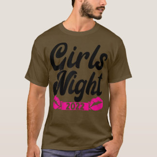 Frauen Nacht 2022 Kuss Party Damen Braut 63 T-Shirt