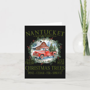 Frauen Nantucket Ma Farm Frische Weihnachtsbäume G Karte