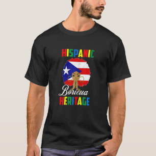 Frauen Nationaler Hispanic Heritage Monat Puerto R T-Shirt