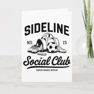 Frauen Nebenbei Sozialclub Fußball-Mama Spieltag _ Karte