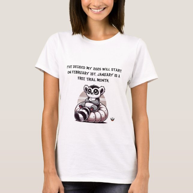 Frauen Neues Jahr - Entschließung T-Shirt (Vorderseite)