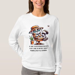 Frauen Neujahr ehrliche Entschließung T - Shirt