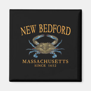 Frauen New Bedford Massachusetts Krabbe seit 1652 Magnet
