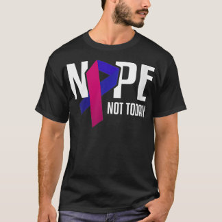 Frauen nicht heute Schilddrüsenkrebs Aquamarin ros T-Shirt