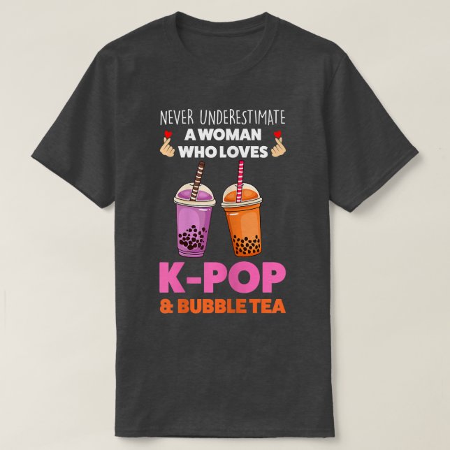 Frauen nie k-Pop & Bubble Tee Anime Merch (Design vorne)