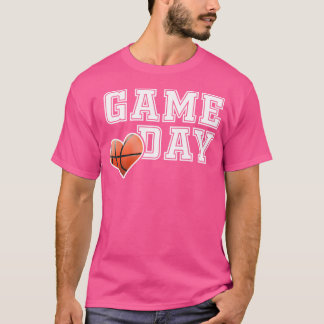 Frauen Niedlich Basketball Mama Freitagabend Game T-Shirt