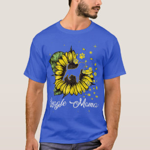 Frauen Niedlich Beagle Mama Sunflower Hund Mama Mü T-Shirt