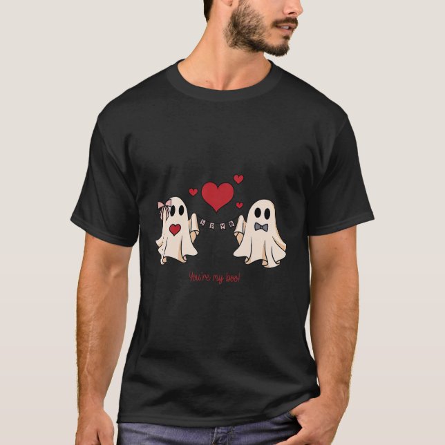 Frauen Niedlich, du bist mein Boo Ghost Niedlich S T-Shirt (Vorderseite)
