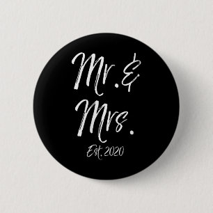 Frauen Niedlich Matching Bride Groom Hochzeit Gesc Button