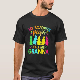 Frauen Niedlich mein Lieblings-Ps nennen mich Gran T-Shirt