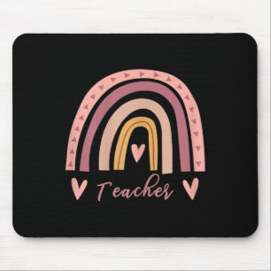 Frauen Niedliche Regenbogenpresse-Liebe, die in de Mousepad