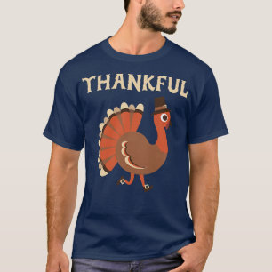 Frauen Niedlicher Erntedank Funny Turkey Fall Turk T-Shirt