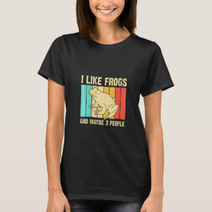 Frauen Niedlicher Frosch für Tote Männer Amphibien T-Shirt