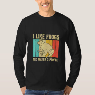Frauen Niedlicher Frosch für Tote Männer Amphibien T-Shirt