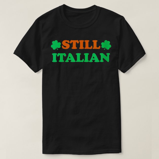 Frauen noch Italienisch mit Shamrock Saint Patrick T-Shirt (Design vorne)