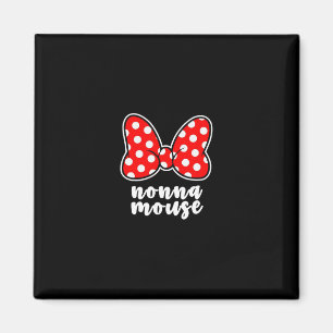 Frauen Nonna Maus Familienurlaub Schleife Magnet
