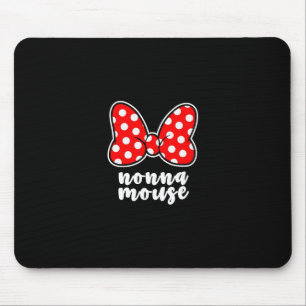 Frauen Nonna Maus Familienurlaub Schleife Mousepad