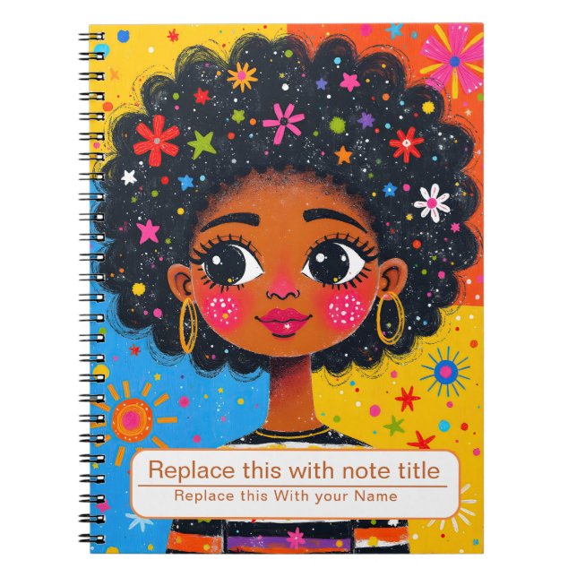 Frauen-Notebook feiern Notizblock (Vorderseite)