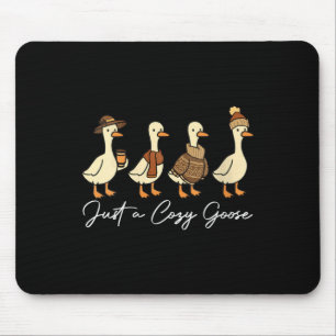 Frauen Nur Ein Gemütlicher Gans Herbst Stimmung He Mousepad