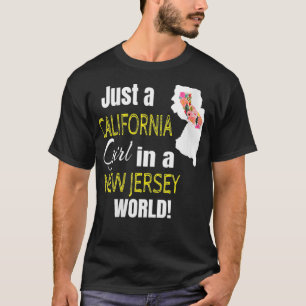 Frauen nur ein kalifornisches Mädchen in einer New T-Shirt
