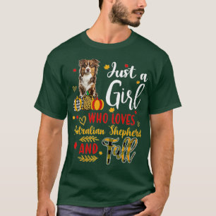 Frauen nur ein Mädchen, das australische Hirten A T-Shirt