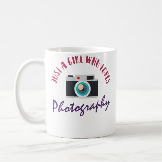 Frauen Nur Ein Mädchen Das Fotografie Liebt Cute Kaffeetasse