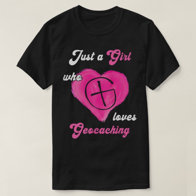 Frauen nur ein Mädchen, das Lieben hat, Schätze zu T-Shirt (Design vorne)