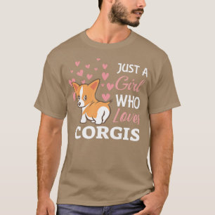 Frauen nur ein Mädchen, die Corgis Liebe Corgis Li T-Shirt