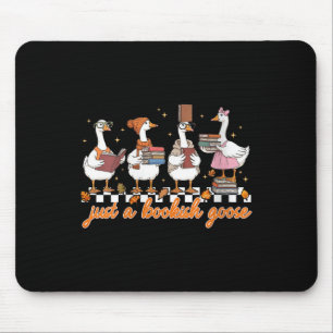 Frauen Nur Eine Buchliebhaberin Gans Herbst Herbst Mousepad