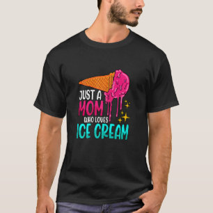 Frauen nur eine Mama, die Eiscreme Liebe gefroren T-Shirt