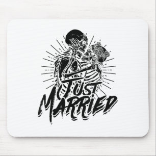 Frauen nur verheiratet - unheimlich Halloween-Brau Mousepad