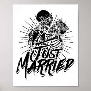 Frauen nur verheiratet - unheimlich Halloween-Brau Poster