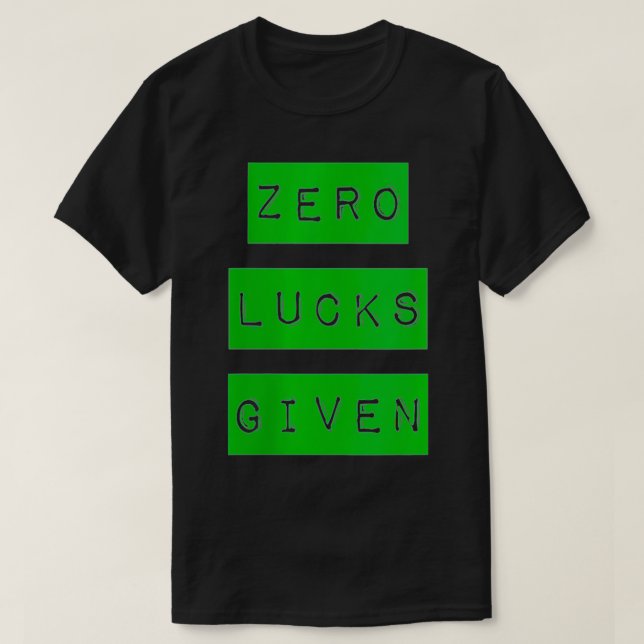 Frauen ohne Lucks angesichts von St. T-Shirt (Design vorne)