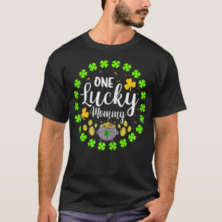 Frauen One Lucky Mommy St  T-Shirt