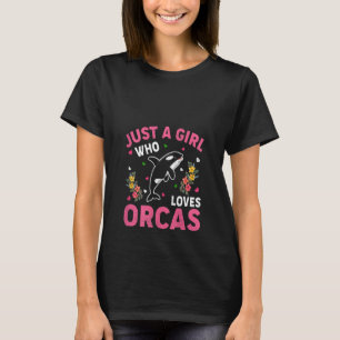 Frauen Orca fischen nur ein Mädchen, das den Tank