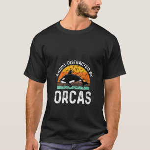 Frauen Orca Grafik für Frauen Kinder Whale V N T-Shirt