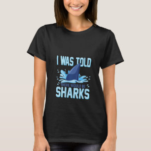 Frauen Orca Plüsch Hai Hai Frauen Hai Mund V T-Shirt