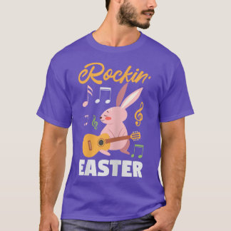 Frauen Osterfeiertag Niedlicher Kaninchenleopard T-Shirt