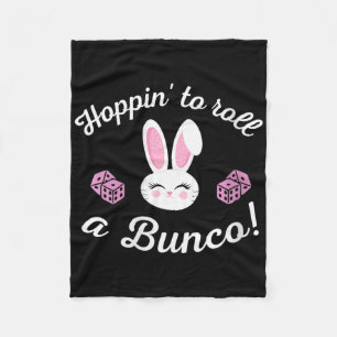 Frauen Ostern Bunco Hoppin Zum Rollen Eines Bunco  Fleecedecke