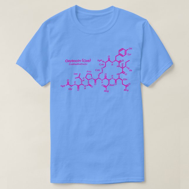 Frauen Oxytocin Liebe Hormon Chemie Molekül VN T-Shirt (Design vorne)