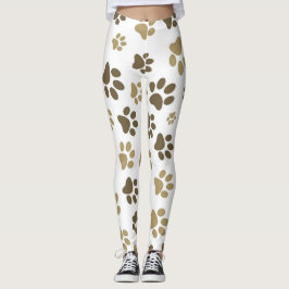 Frauen paaren Gepunktete Leggings drucken