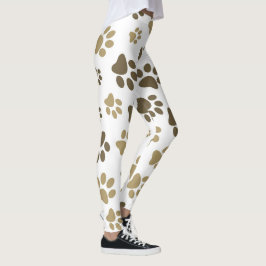 Frauen paaren Gepunktete Leggings drucken