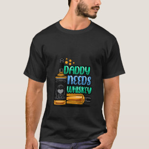 Frauen Papa braucht Whiskey und macht mich Frisky  T-Shirt
