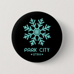 Frauen Park City Utah Skifahren  Button